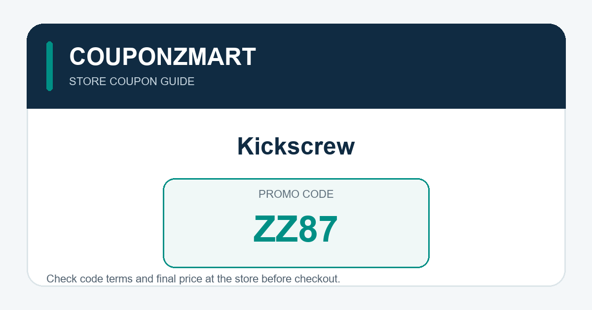 بطاقة كود KicksCrew ZZ87